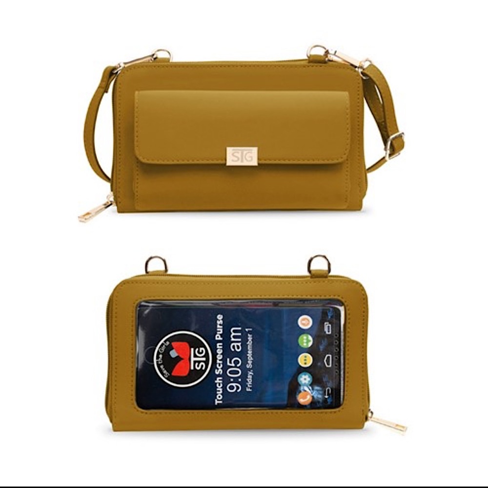🆕🌿STG: “CHARTREUSE” Smart Thinking Touch Screen Purse